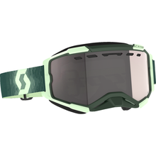 SCOTT Fury Snow Cross Goggle - Dark Green/Mint - Enhancer Silver Chrome 278605-7703313