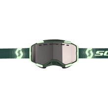 SCOTT Fury Snow Cross Goggle - Dark Green/Mint - Enhancer Silver Chrome 278605-7703313