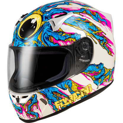 Revolt Space Creep Helmet Light Blue/White/Pink Sm