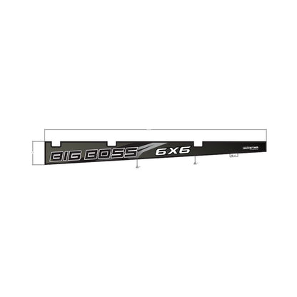 Polaris ATV Box Decal, Side, Left, Big Boss, Genuine OEM Part 7184943, Qty 1