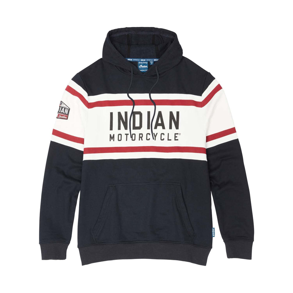 Indian Motorcycle Men's Pullover Hoodie Sweatshirt, Navy