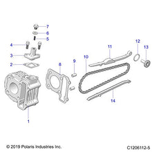 Polaris ATV PIN �8 � �7.1 � 14, Genuine OEM Part 3023834, Qty 1