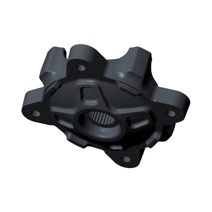 Polaris Ranger Front Wheel Hub, Medium Gloss Black, Genuine OEM Part 5137127-067, Qty 1