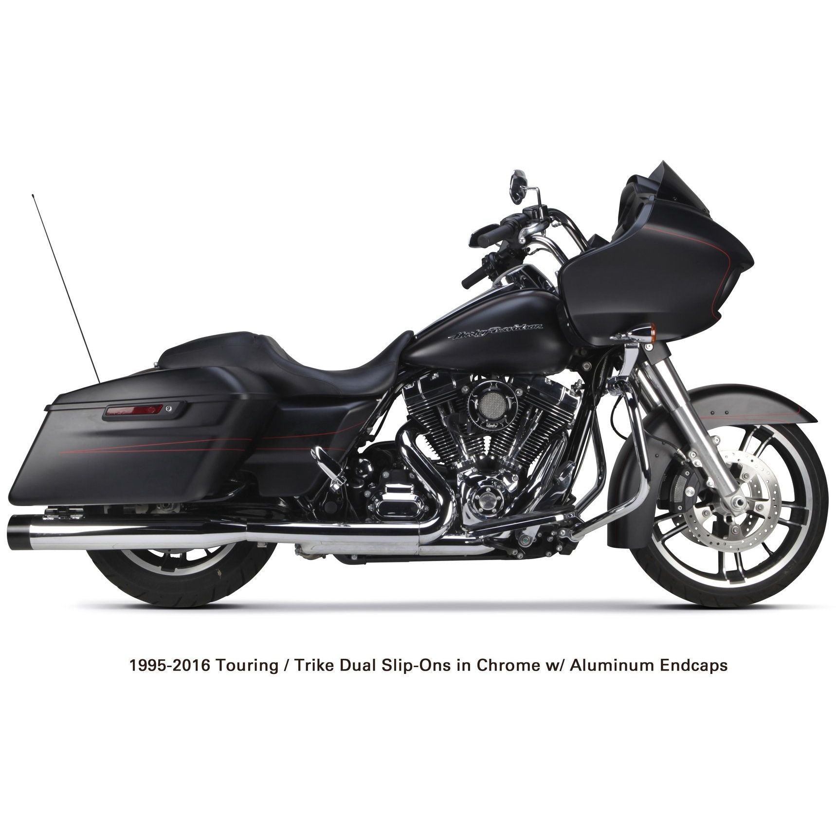 Comp S Slip On Tc Flh/Flt Chrome W/Black Endcap