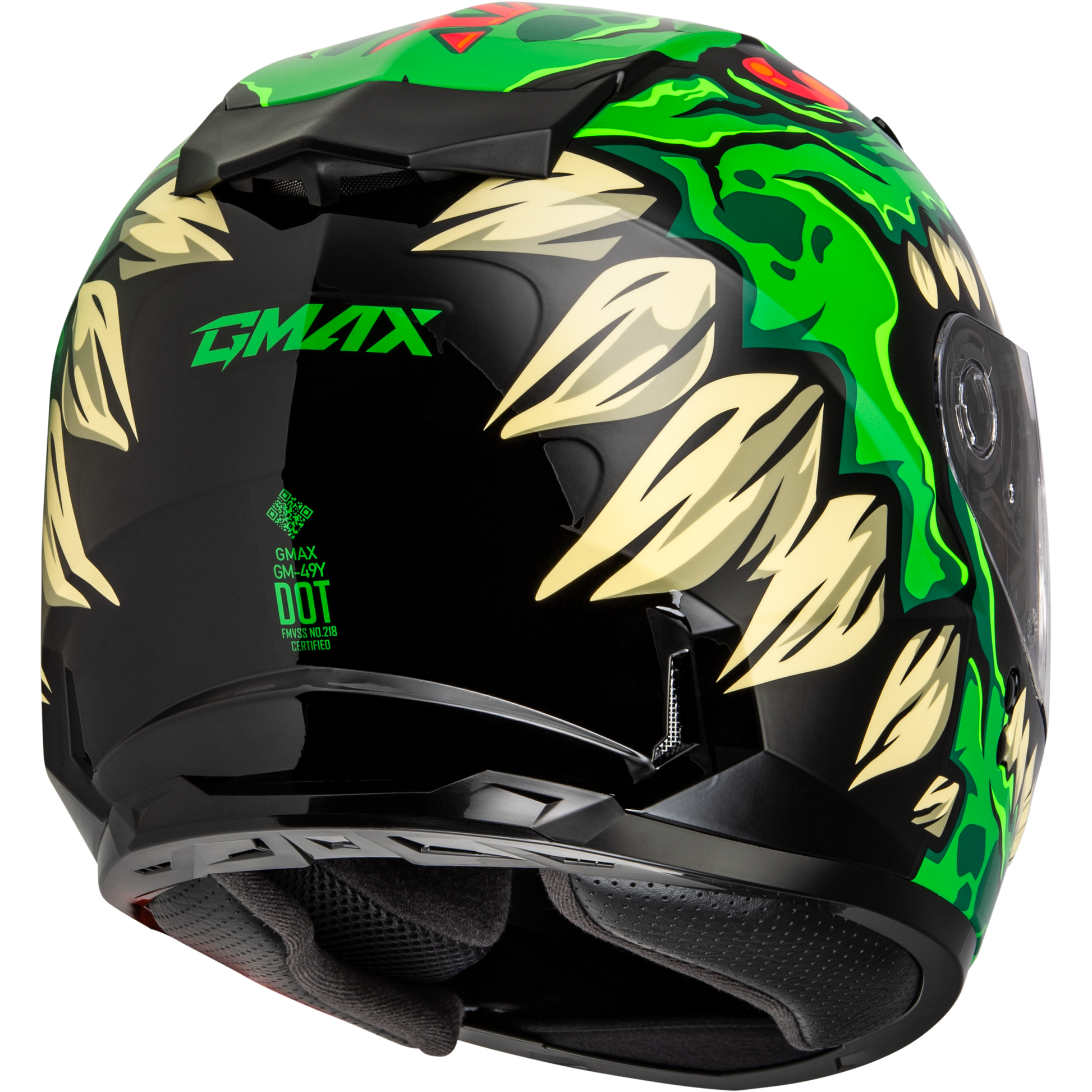 Youth Gm 49y Drax Helmet Green Ym