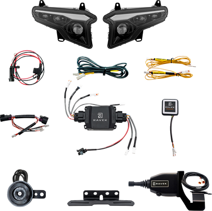 RAVEK Turn Signal Kit - Gen3 Speakeasy™ - Lever - Polaris Xpedition 64-9010SLH