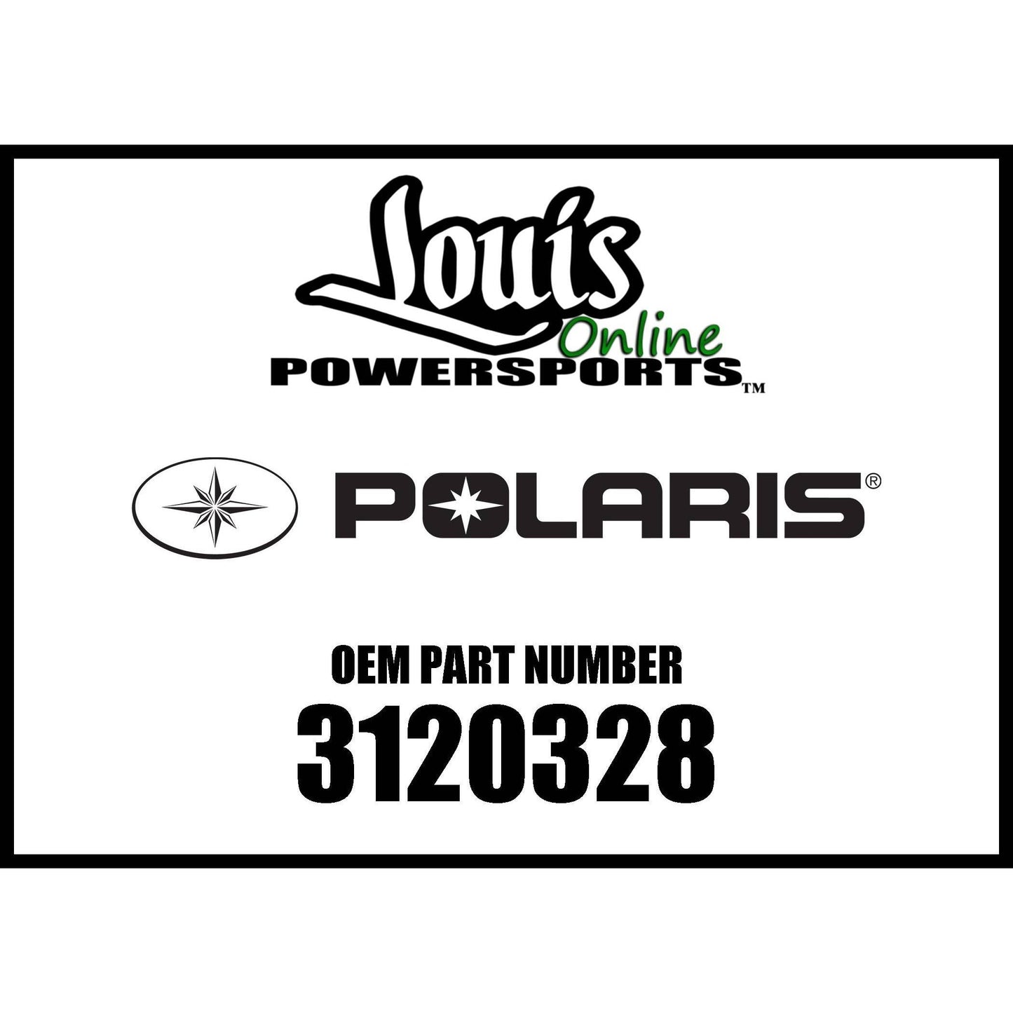 Polaris Off Road Output Shaft, Genuine OEM Part 3120328, Qty 1
