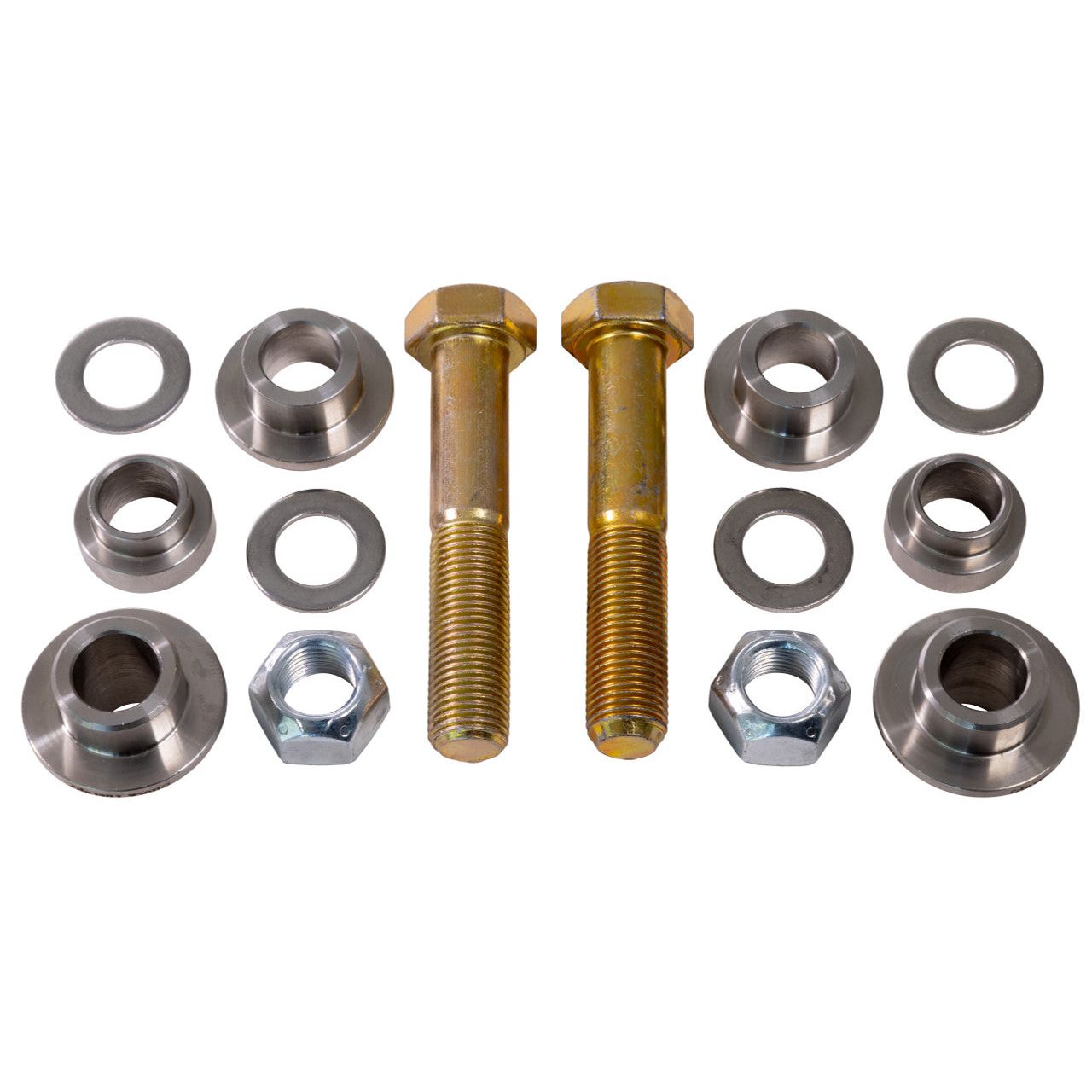 Spacers and hardware for 5/8" uniball ZRP Shock Therapy X3 TLS kit