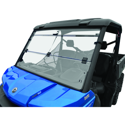 QuadBoss 16-22 Can-Am Defender HD10 Windbreak Folding Windshield