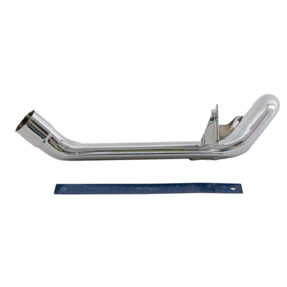 Indian Motorcycle Exhaust Crossover Tube Weld, Left, Chrome, Genuine OEM Part 1262341-156, Qty 1