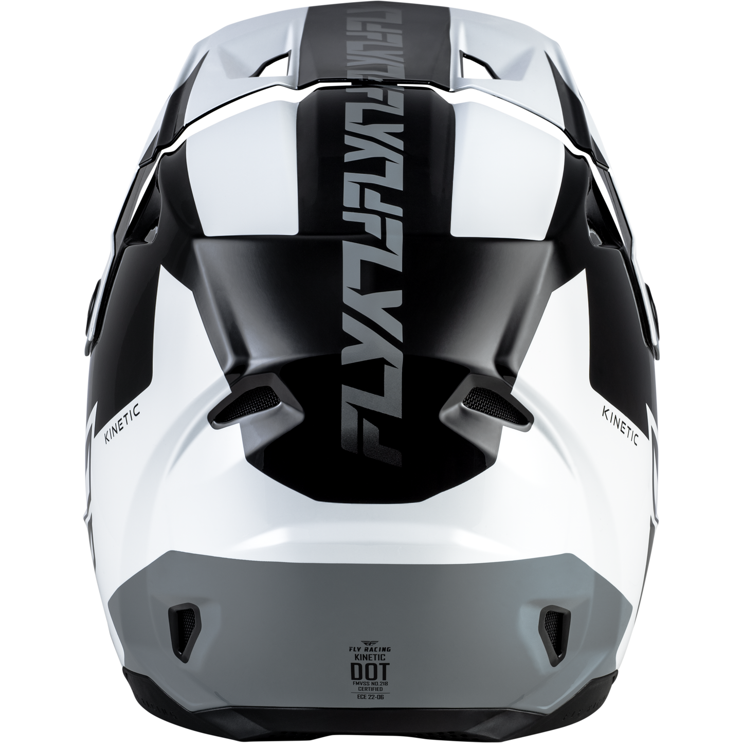 Kinetic Crest Helmet Black/White/Grey Xl