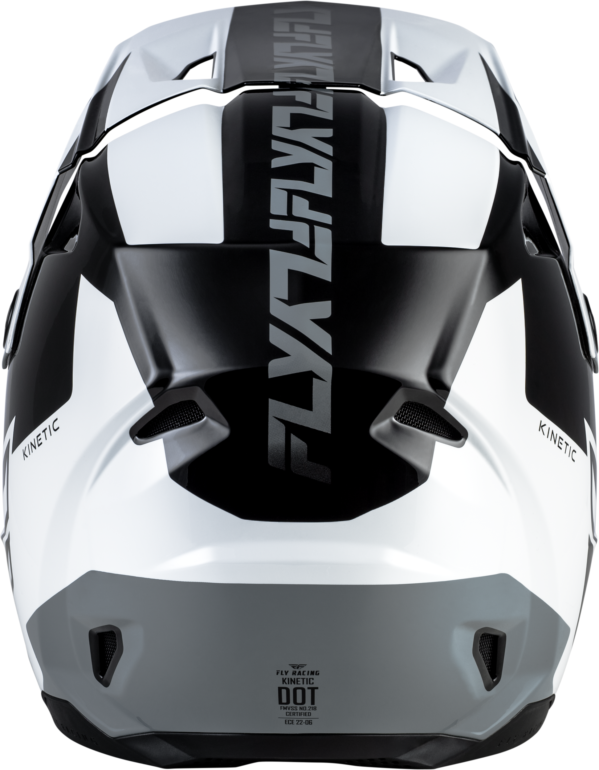 Kinetic Crest Helmet Black/White/Grey Md