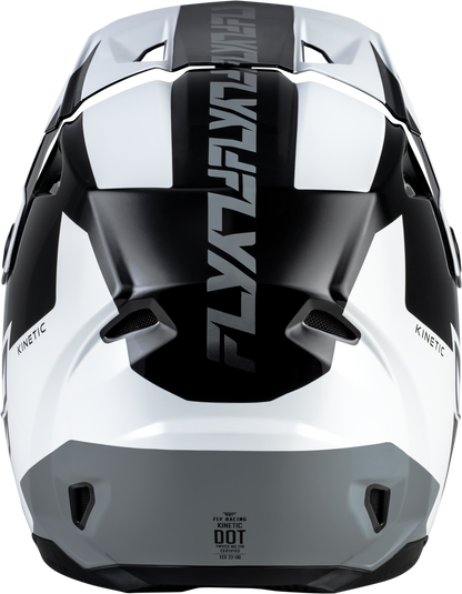 Kinetic Crest Helmet Black/White/Grey Md