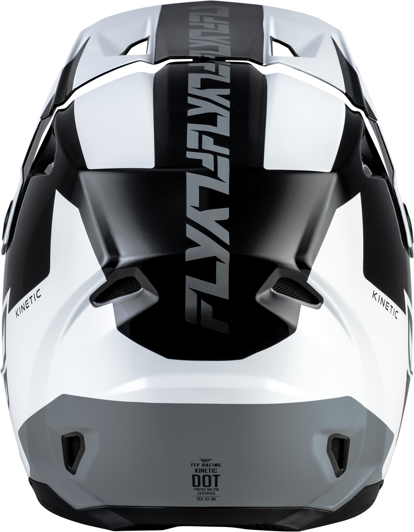 Kinetic Crest Helmet Black/White/Grey Lg