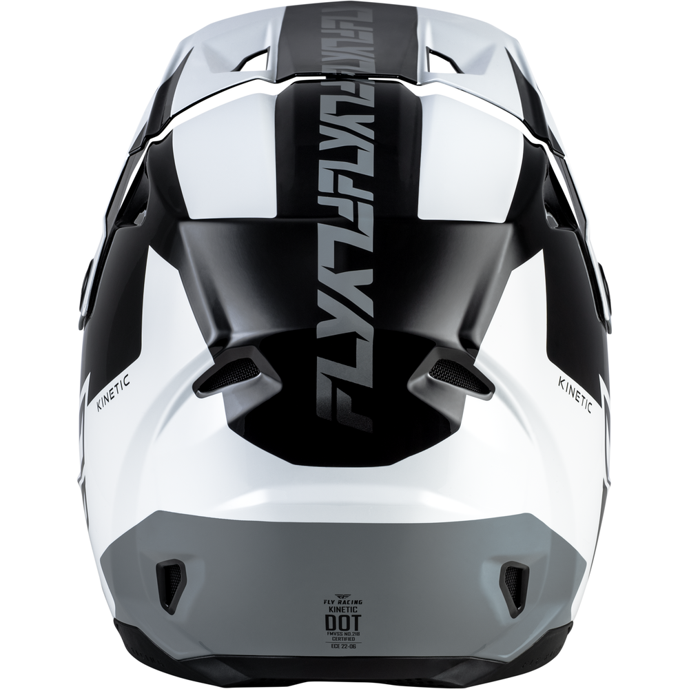Kinetic Crest Helmet Black/White/Grey Sm
