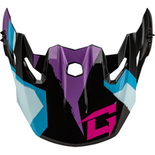 Mx 96 Splinter Visor W/Screws Black/Purple/Blue
