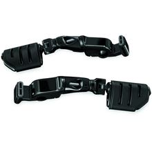Kuryakyn Ergo II Trident Dually ISO Pegs With Long Arms Gloss Black