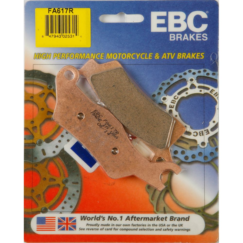 Brake Pads Fa617r Sintered R Series