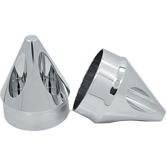 Axle Nut Cover Spike Chrome 1"