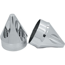 Axle Nut Cover Spike Chrome 1"