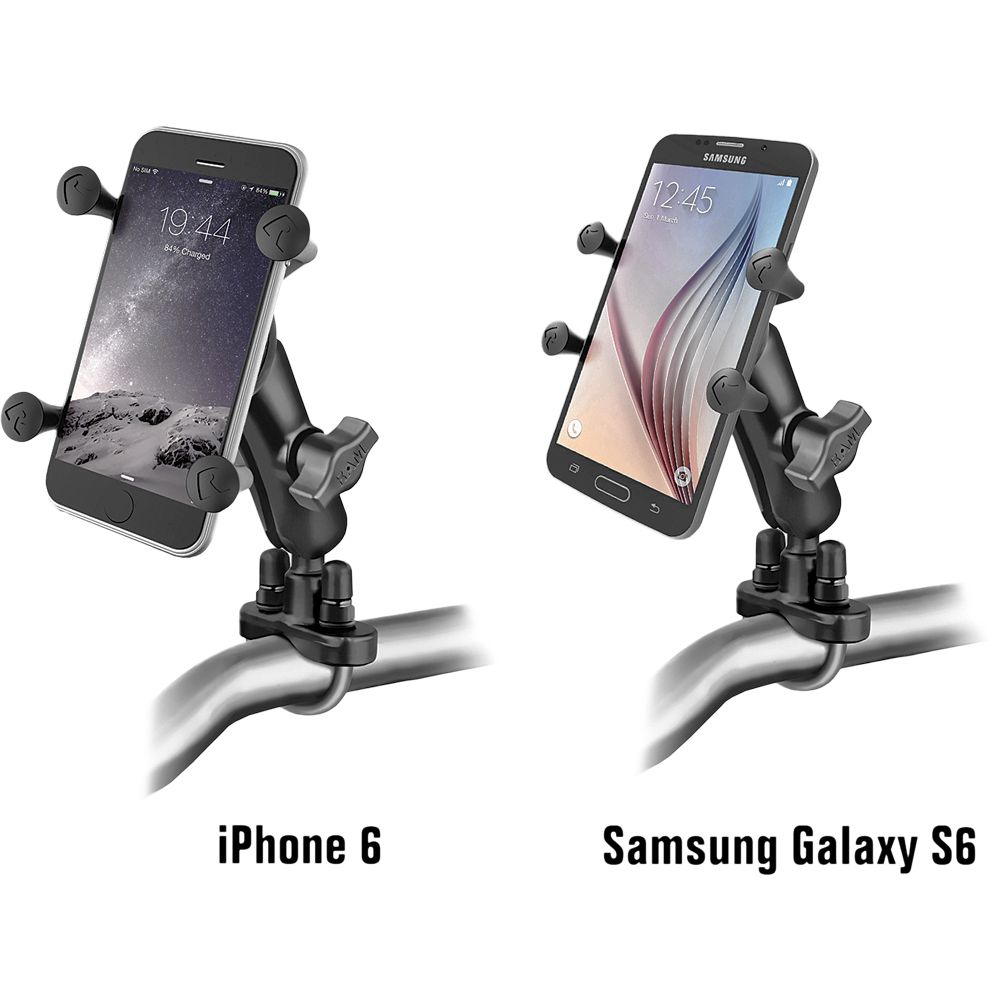 Handlebar Rail Mount W/U Bolt Base & X Grip Cradle