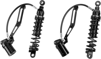 Touring Remote Res Shocks 14" Std Weight Billet Bracket
