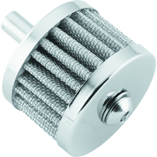 Bikers Choice Chrome 3/8 Inch Breather Filter With Bolt