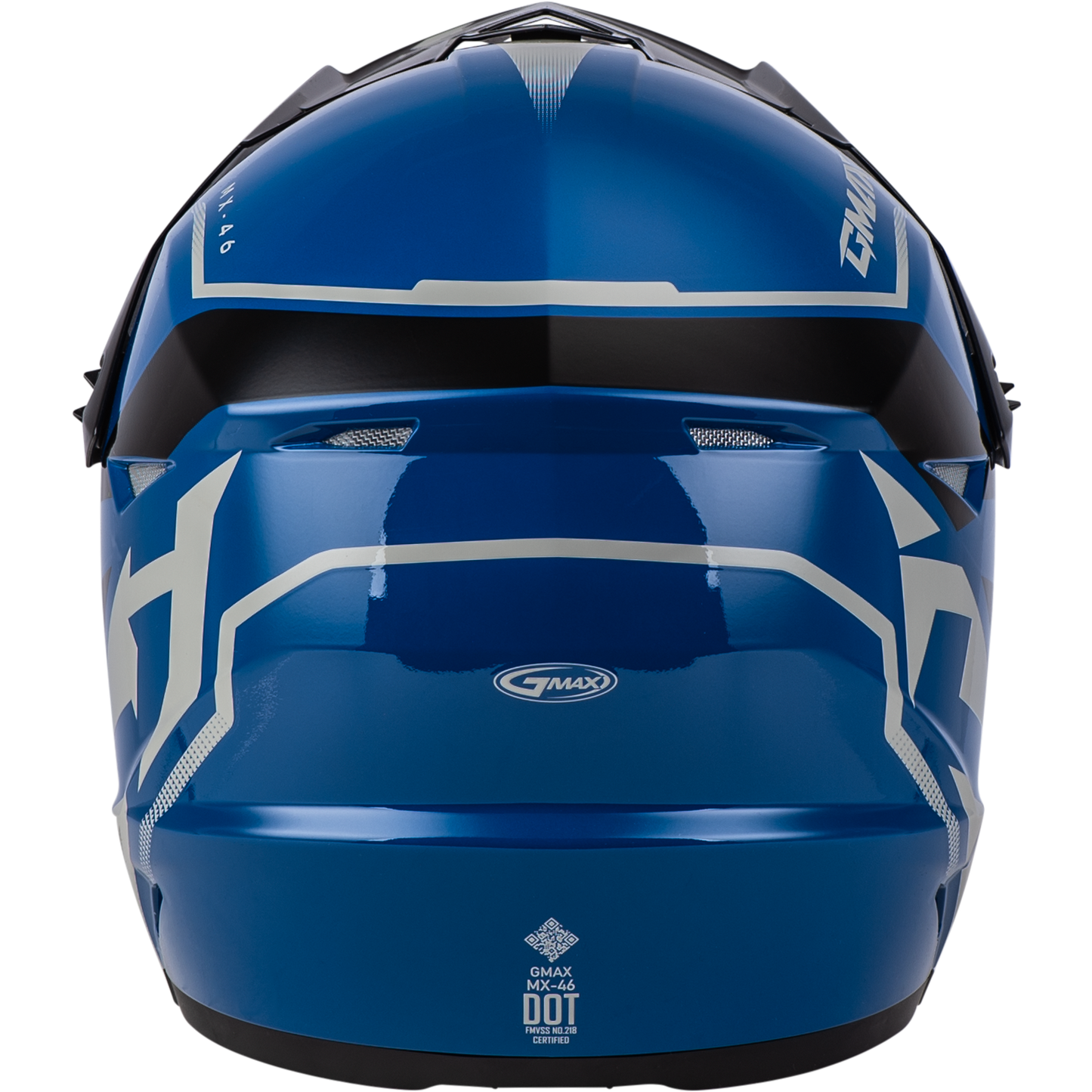 Mx 46 Compound Helmet Blue/Black/Grey Ym