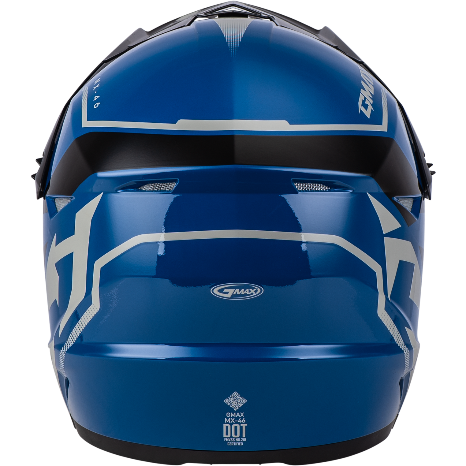 Mx 46 Compound Helmet Blue/Black/Grey Ym