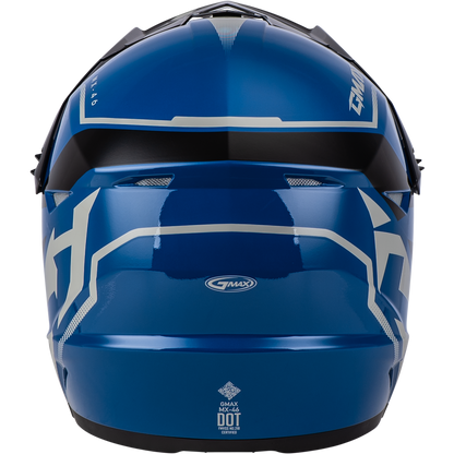 Mx 46 Compound Helmet Blue/Black/Grey Ym