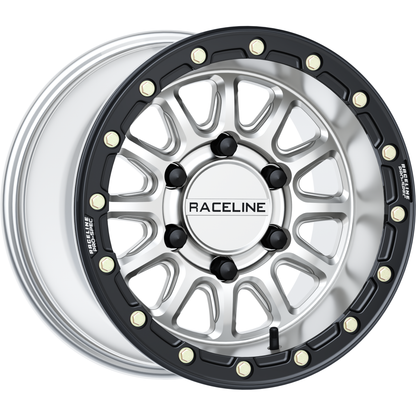 Alpha Hyper Wheel 6/139.7 Hyper Silver/Blk 15x10 (+10mm)