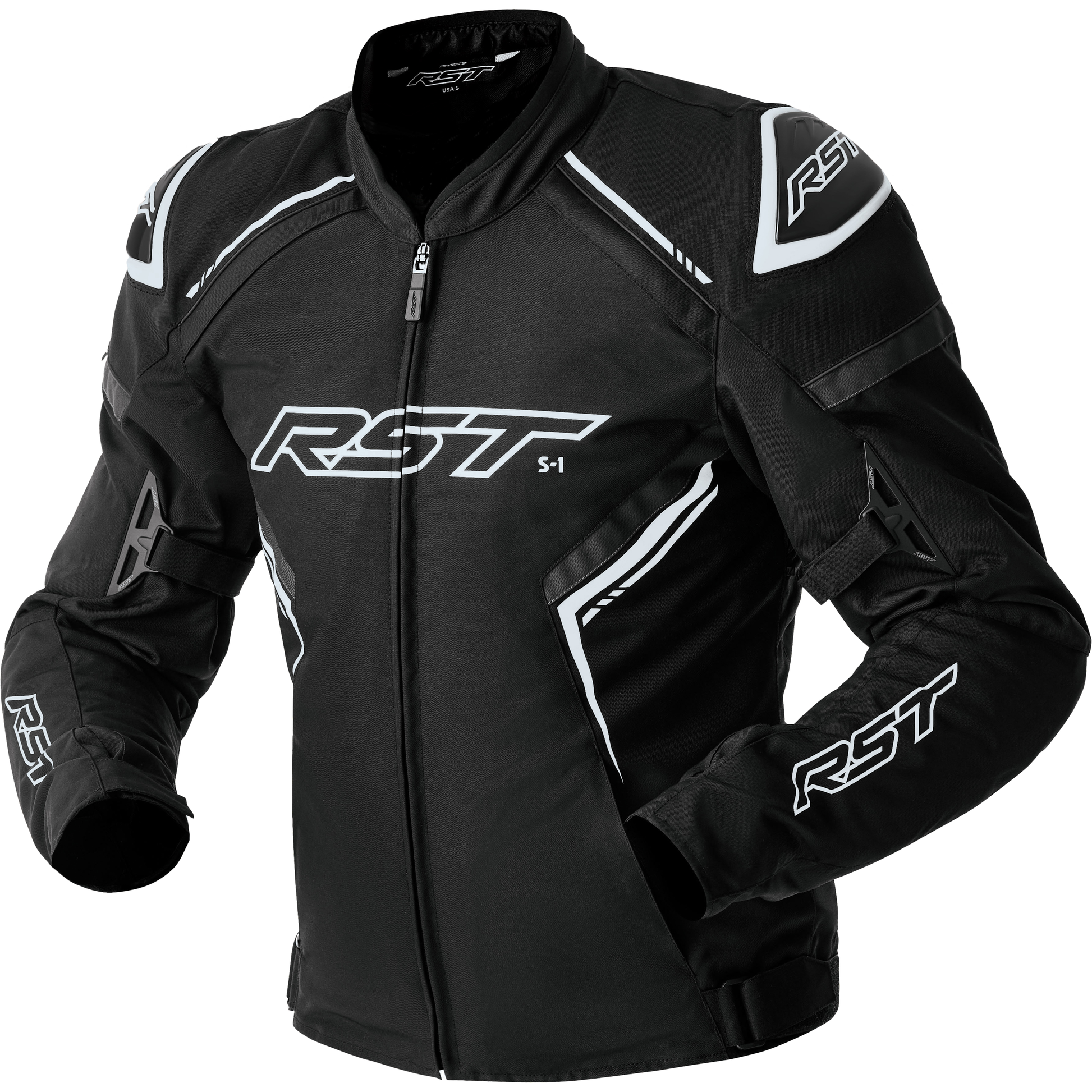 Womens S1 D3o Textile Jacket Black Lg