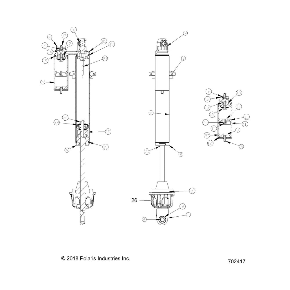 
                      
                        Polaris RZR Bump Stop, Genuine OEM Part 1800603, Qty 1
                      
                    