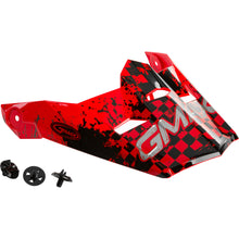 Visor W/Screws Anim8 Mx 46y Anim8 Red/Black/Silver Ys Yl