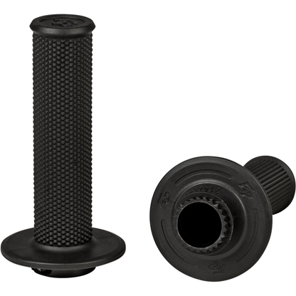 Control Mx Lock On Grips Black   No Waffle