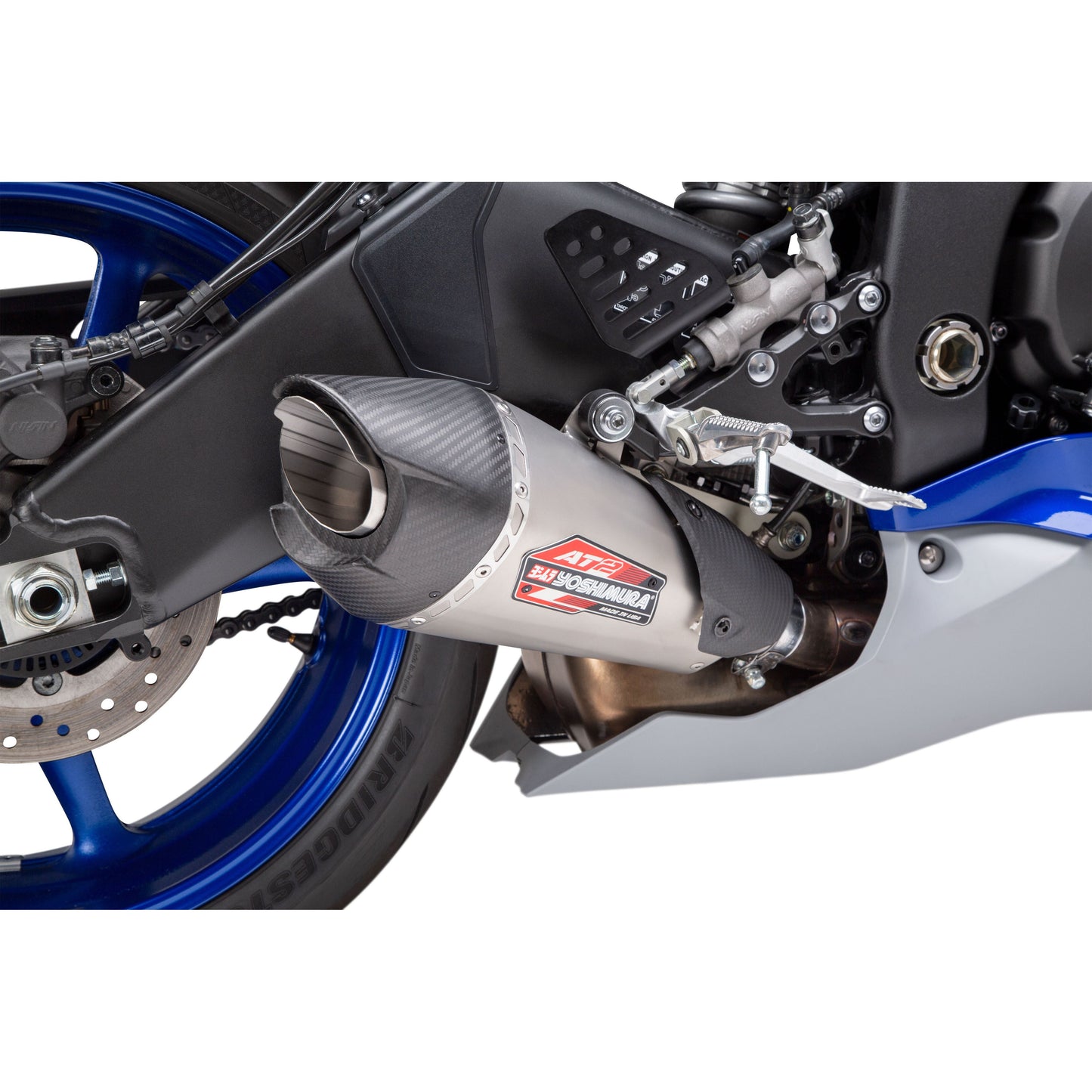 Exhaust Street At2 Works Slip On Ss Ss Cf