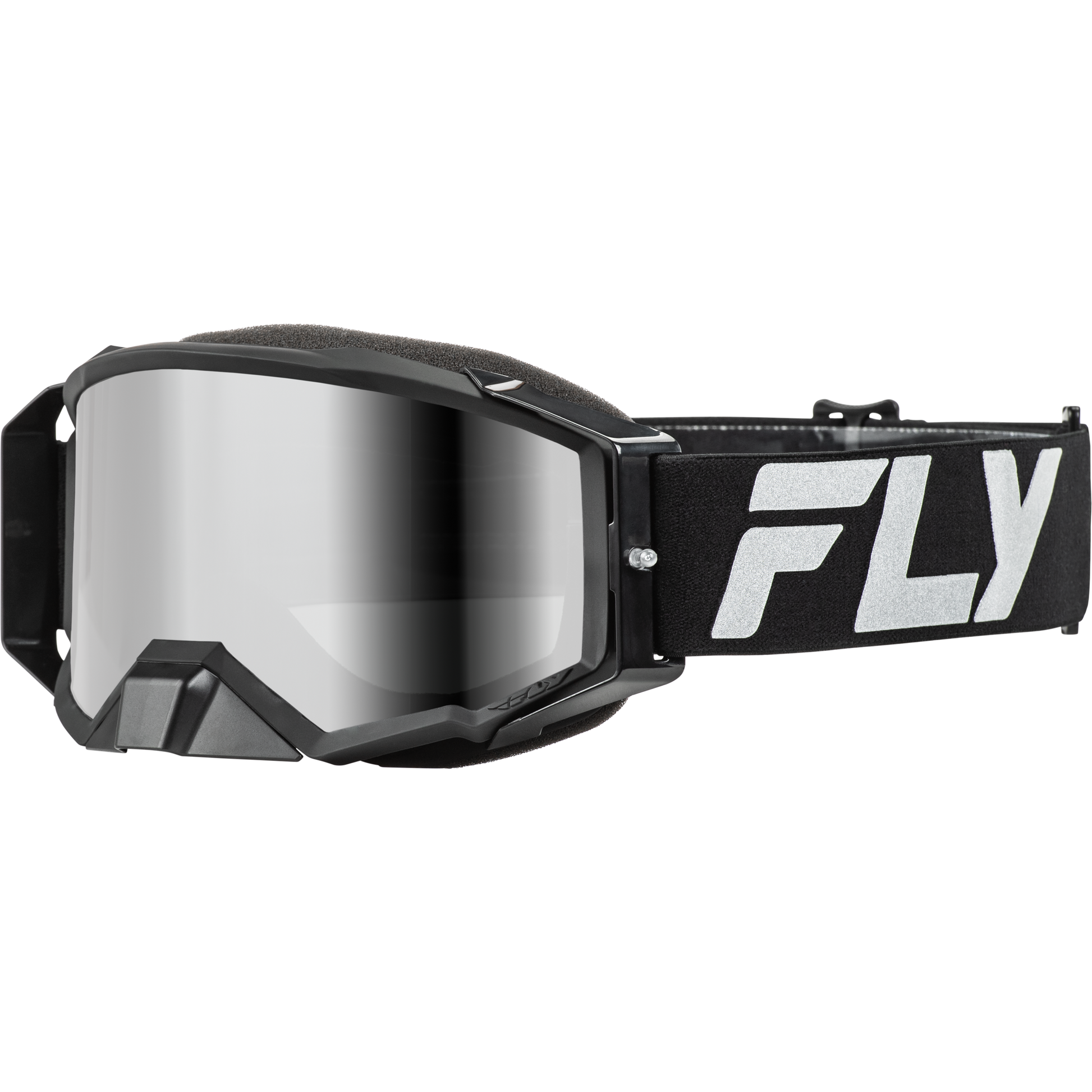 Zone Elite Goggle Black/Silver W/ Silver Mirror/Smoke Lens