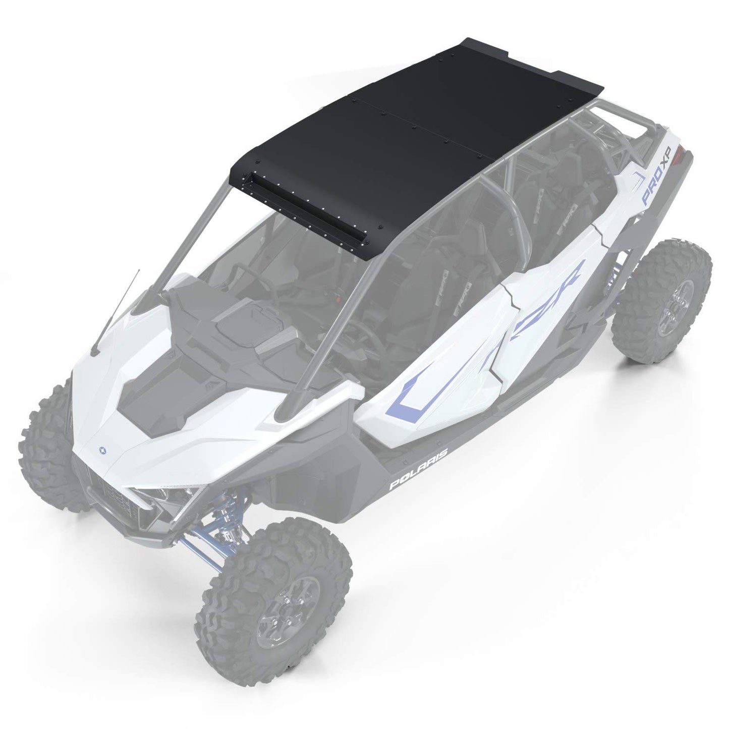 Polaris Off Road Light Pocket Aluminum Roof, 4-Seat