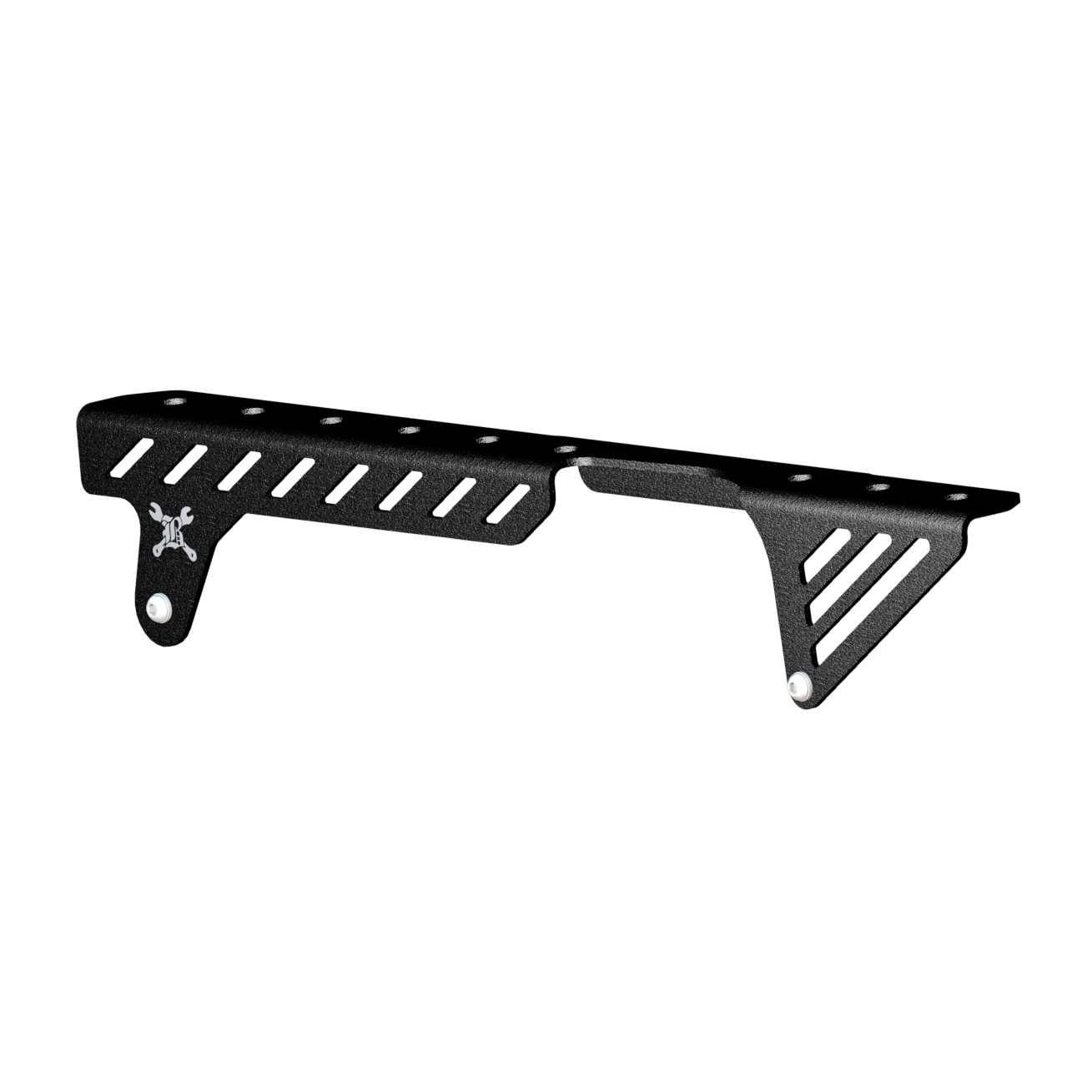 Slash Cut Chain Guard Black