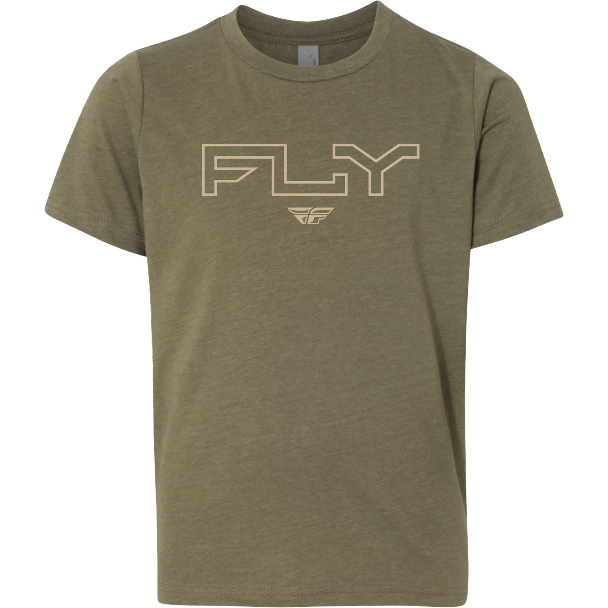 Youth Fly Edge Tee Military Green Ym