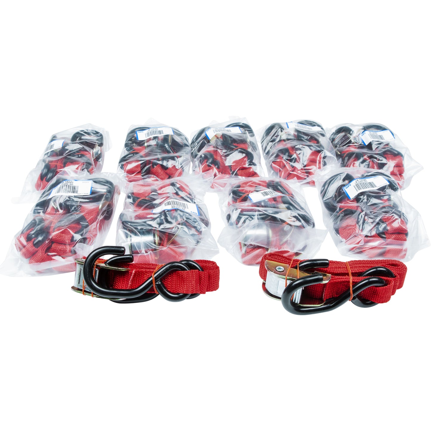 1" Tie Down Red 10/Pairs