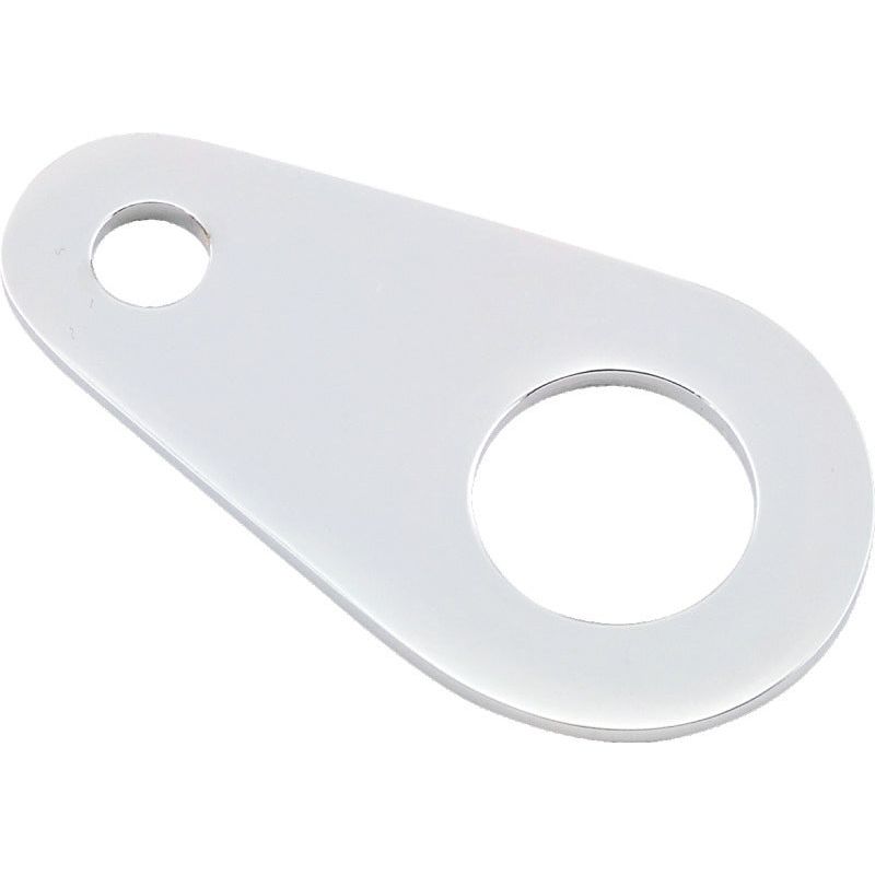 Bikers Choice Chrome Custom Single Hole Universal Ignition Switch Bracket Replaces H-D 69024-77