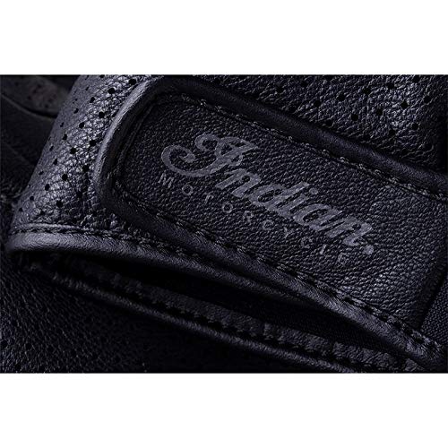 
                      
                        Indian Motorcycle Women's Leather Fingerless Denton Glove, Black
                      
                    