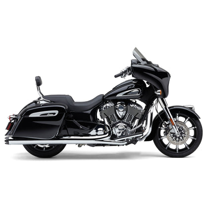 Detach Backrest Short Chrome Chieftain 14 21