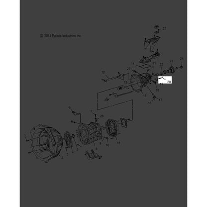 Polaris Slingshot BOLT W/WASHER, Genuine OEM Part 3235648, Qty 1