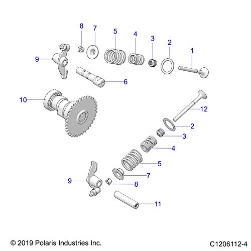 Polaris ATV SPRING,VALVE INNER, Genuine OEM Part 3023841, Qty 1
