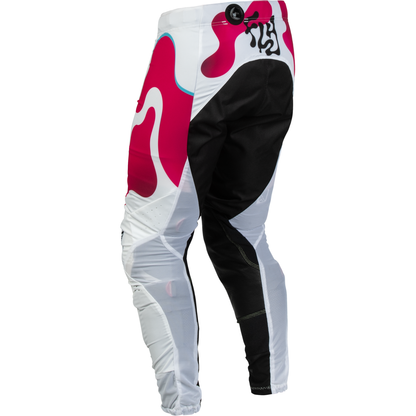 Youth Lite Vibe Pants White/Pink/Blue Sz 26