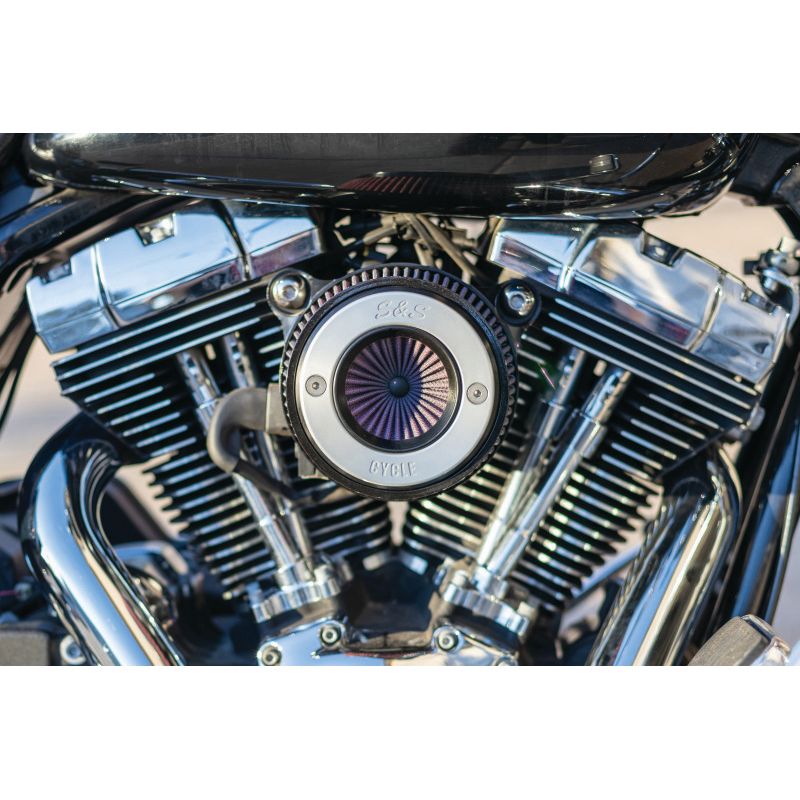 S&S Cycle 08-16 Touring/16-17 Softail Stealth Air Stinger Kit w/ S&S Ring