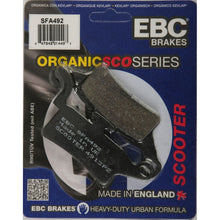 Brake Pads Sfa492 Organic