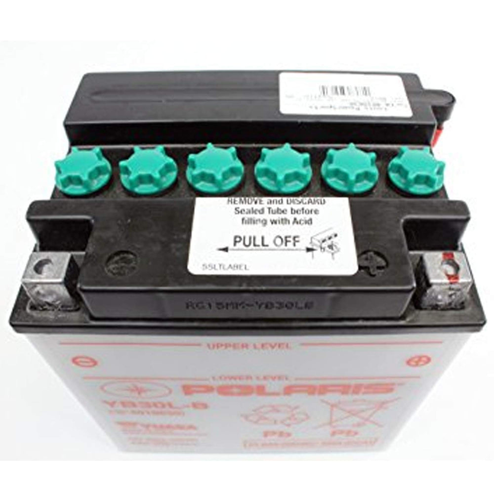 
                      
                        Polaris 12V 30Ah Sealed Rechargeable Battery for Specific RANGER, RZR, Sportsman, FRONTIER Models and More, YB30L-B, 300A CCA, High Cranking Power, Snowmobile, UTV, SxS, ATV Battery - 4010630
                      
                    